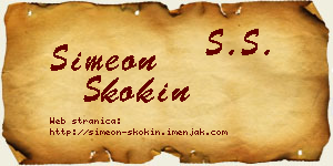 Simeon Skokin vizit kartica
